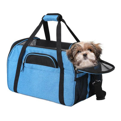 Soft-Sided Collapsible Pet Carrier for Small Dogs,Cats,Puppy Airline Approved