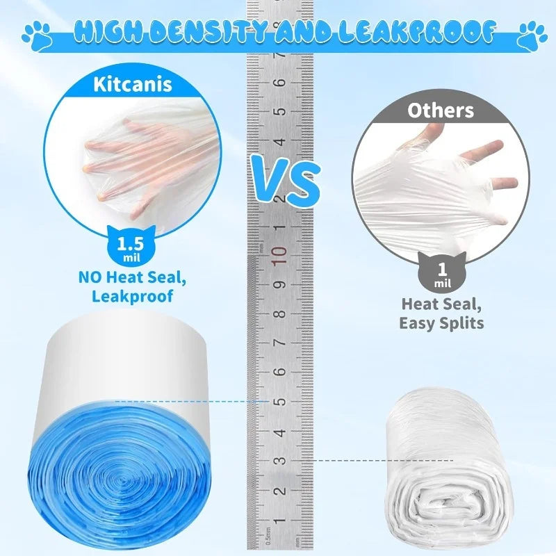 Cat Litter Bags for Automatic Litter Box Extra-Thick Cat Litter Box Liners for Meowant/Catlink/Tonepie Toilette