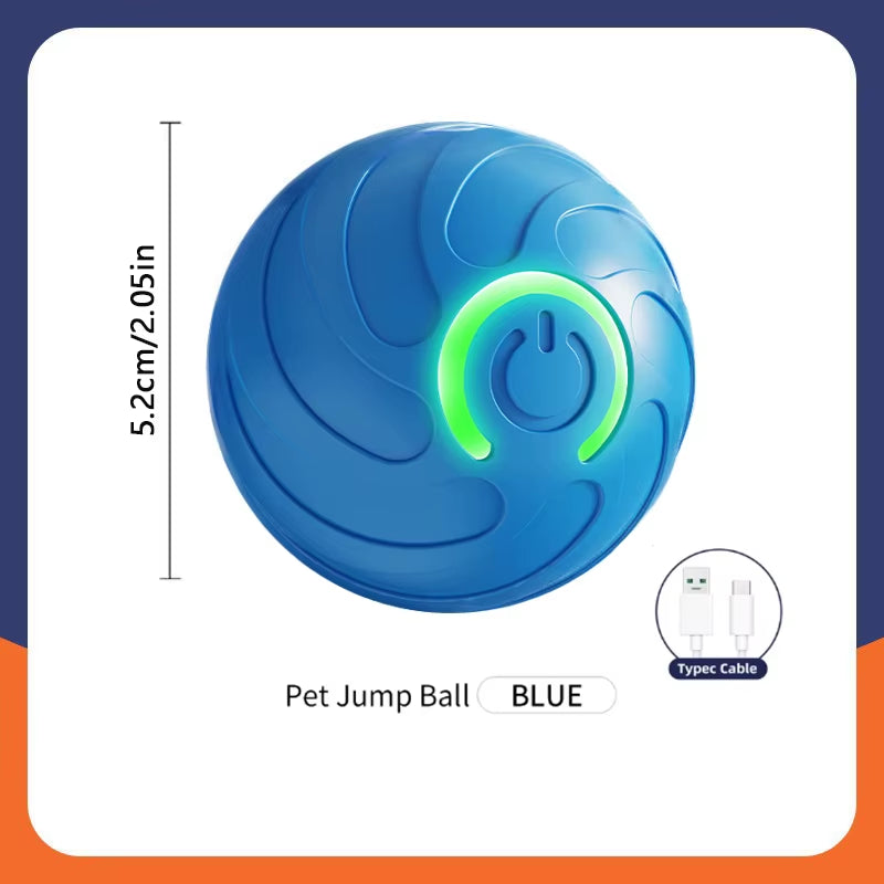 Smart Dog Toys Ball Electronic Interactive Pet Toy Moving Ball USB Automatic Moving Bouncing for Puppy Birthday Gift Cat Product