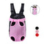 Dog Cat Carrier Backpack Adjustable Frontpack Carrier Outdoor Travel Bag Legs Out Easy-Fit for Small Medium Pets Puppiies