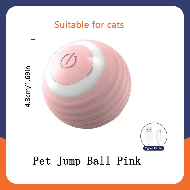 Smart Dog Toys Ball Electronic Interactive Pet Toy Moving Ball USB Automatic Moving Bouncing for Puppy Birthday Gift Cat Product