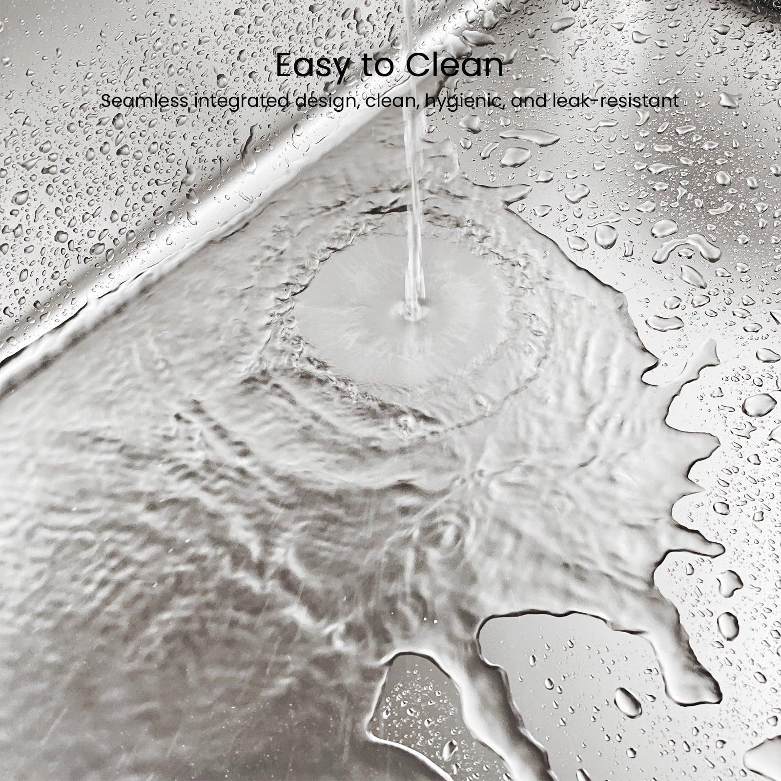 Ptlom Cat Litter Box with High Sides Large Stainless Steel Cat Litter Pan 23.6" X 15.7" X 7.9"