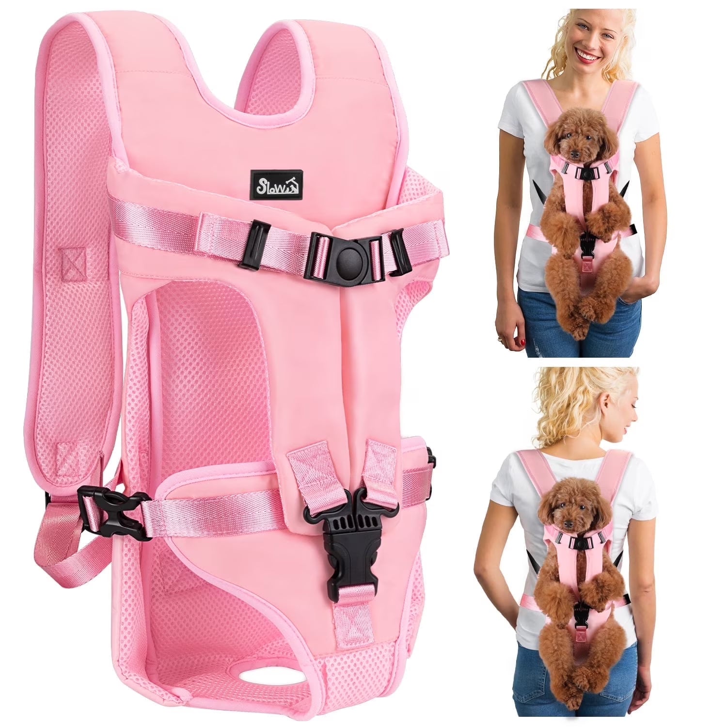 AUTOWT Pet Carrier Backpack - Breathable & Adjustable Design for Small Medium Dogs, Suitable for Outdoors
