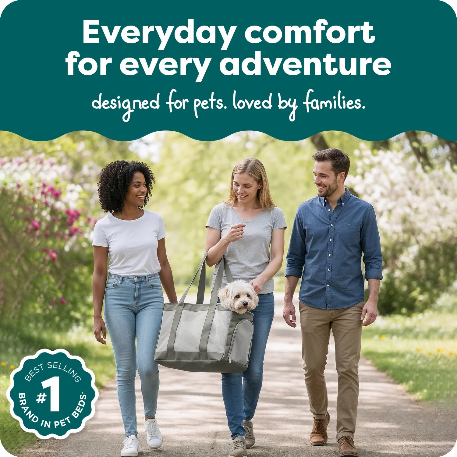 Furhaven Pet Products Medium Durable Mesh Soft-Sided Pet Tote Carrier, Gray, 16 Lb Limit