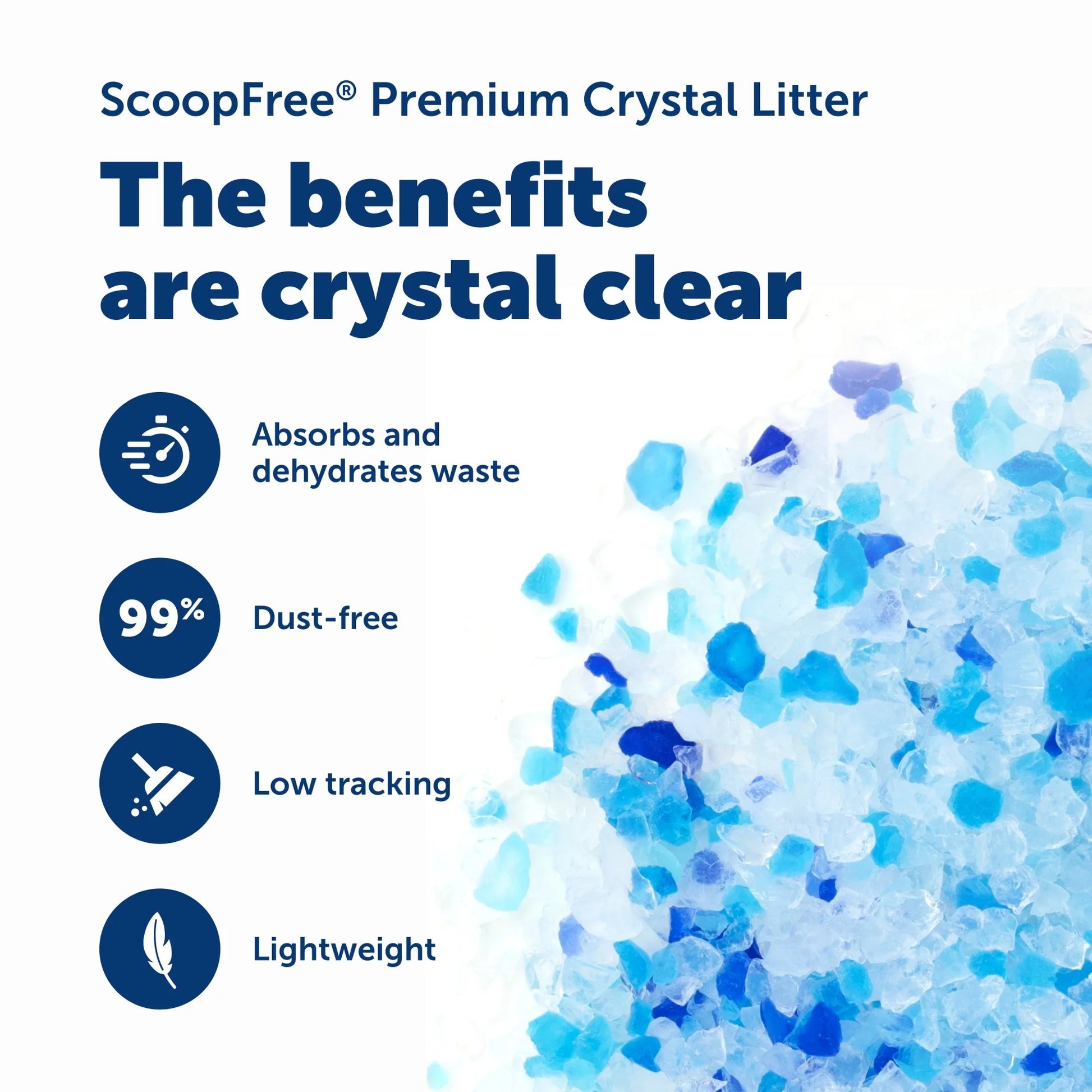 Petsafe Scoopfree Crystal Pro Legacy Self-Cleaning Cat Litter Box, Automatic, Not Enclosed, Gray