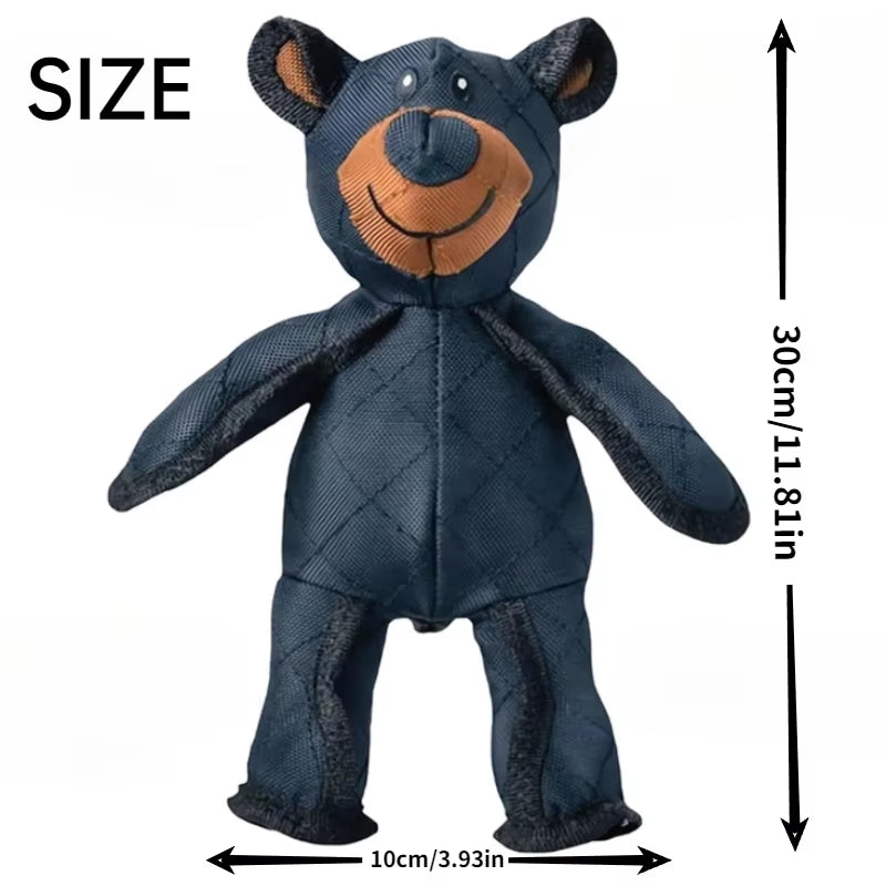 Sturdy and Durable Dog Chew Teddy Bear Dog Teething Toy Interactive Sound Teddy Bear Dog Teething Decompression