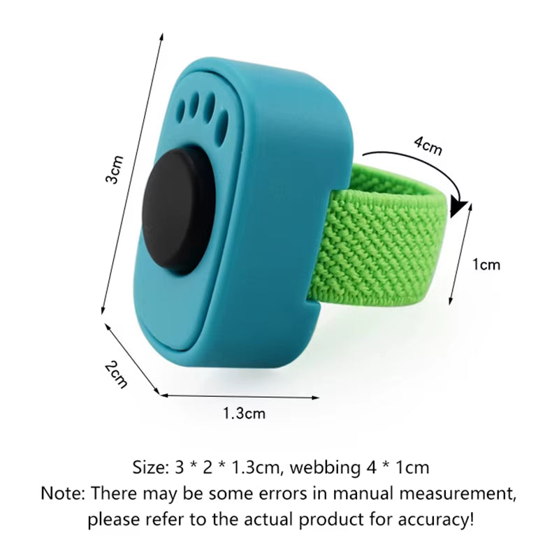 Interactive Sound Clicker Trainer for Thumb Training No Battery for Dogs Cats Positive Reinforcement Train