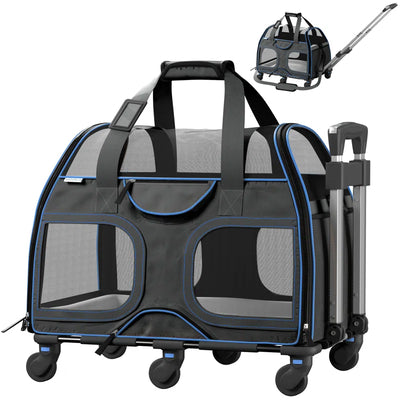 Collapsible Pet Carrier with 2 Doors