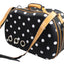 Pet Life Fashion Dotted Venta-Shell Perforated Collapsible Military Grade Designer Pet Carrier
