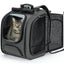 Pecute Cat Backpack Carrier Large Space Bubble Design for Travel Green Gray Khaki Ideal for Cat Lovers Animal Carrier