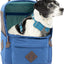 Kurgo Nomad Carrier Backpack - Airline Approved Dog Bag for Travel - Stylish Pet Backpack with Waterproof Bottom - Lightweight for Hiking - Small Breed Dog Carrier with Tablet Sleeve - Blue