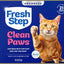 Fresh Step Clean Paws Advanced Multi Cat Clumping Litter with Febreze Freshness, 18.5 Lb Each, Pack of 2 (Package May Vary)