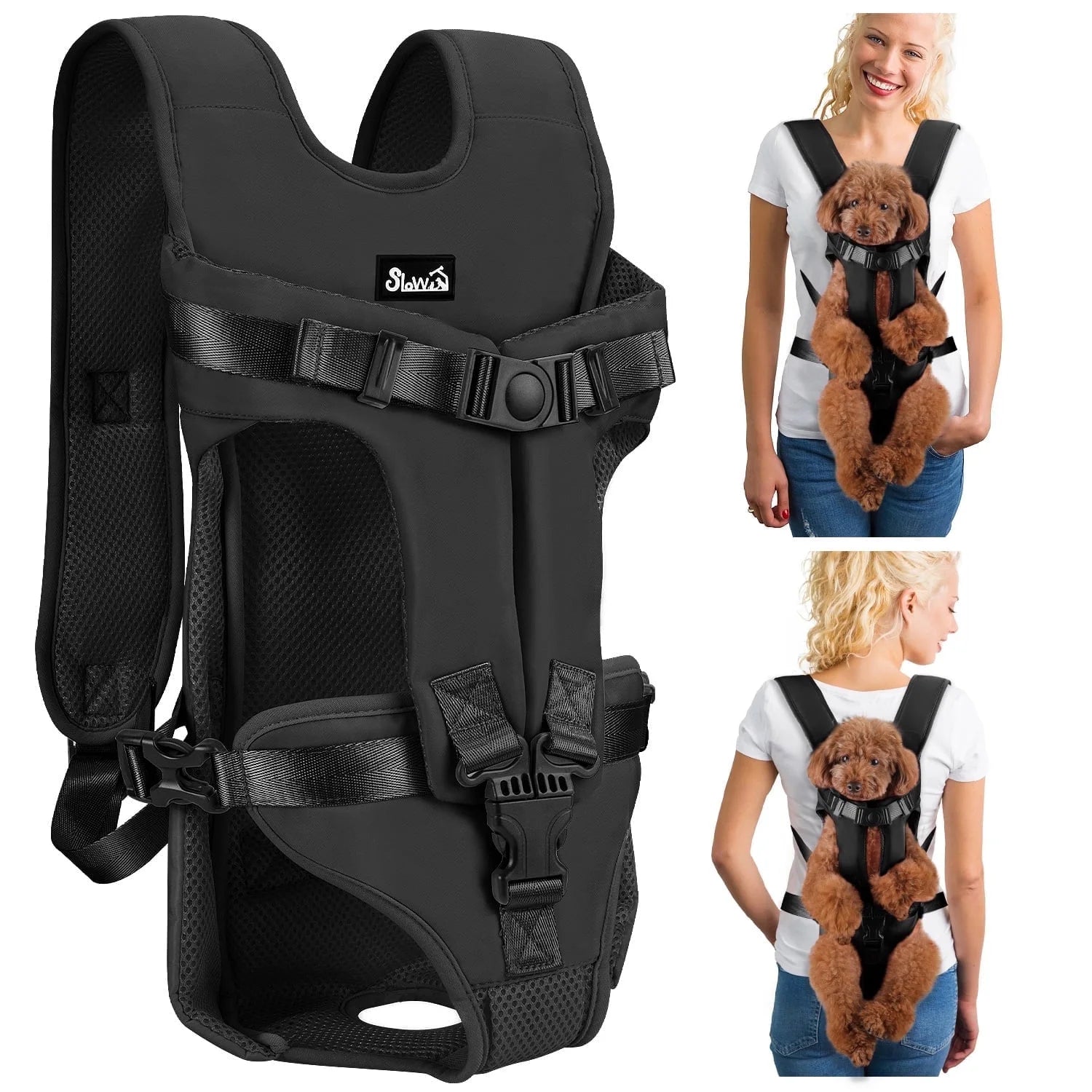 AUTOWT Pet Carrier Backpack - Breathable & Adjustable Design for Small Medium Dogs, Suitable for Outdoors