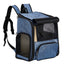 Ktaxon Cat Dog Backpack, Cat Carrier, Pet Carrier Backpack for Small Dogs, Pet Carrier with Shade, Blue