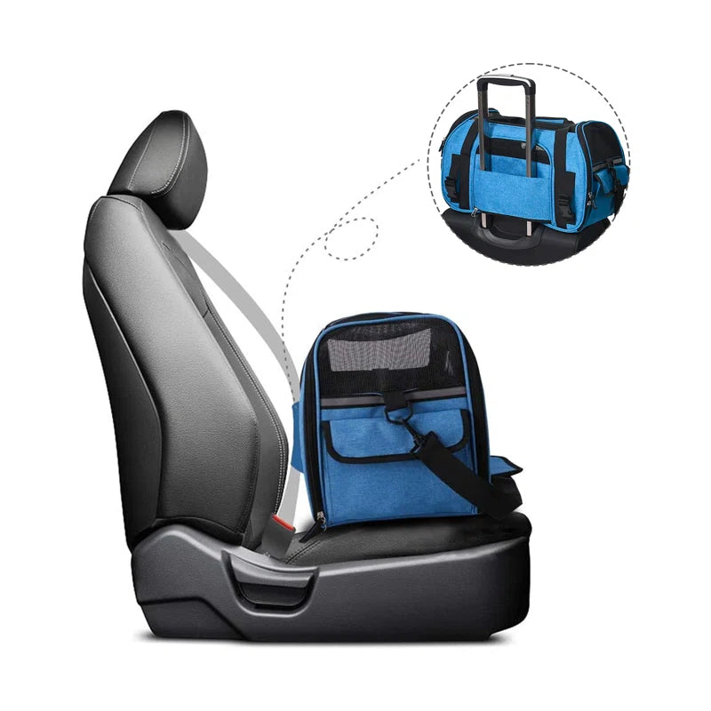 Soft-Sided Collapsible Pet Carrier for Small Dogs,Cats,Puppy Airline Approved
