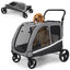 Stroller for Large Dogs, Extra Large Pet Stroller for Medium 2 Dogs, Dog Wagon, Dog Carriage, Foldable Design, Adjustable Handle