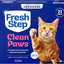 Fresh Step Clean Paws Advanced Multi Cat Clumping Litter with Febreze Freshness, 18.5 Lb Each, Pack of 2 (Package May Vary)